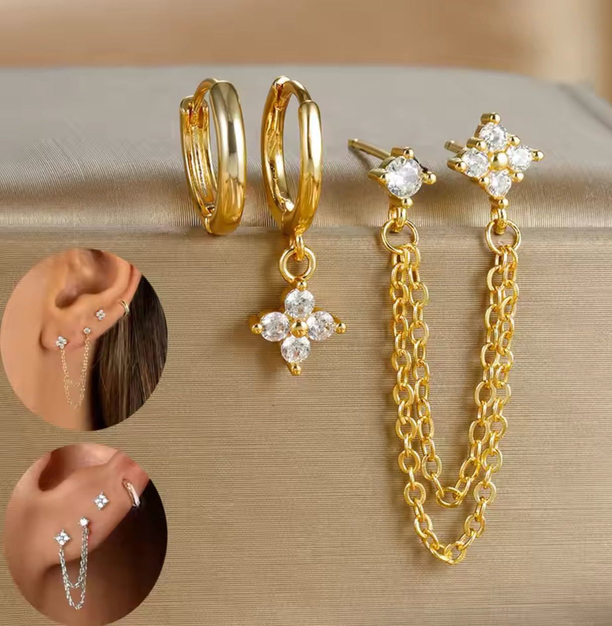 ENSEMBLE | BOUCLES D’OREILLES CHLOÉ